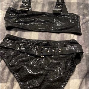 Snake leather bikini